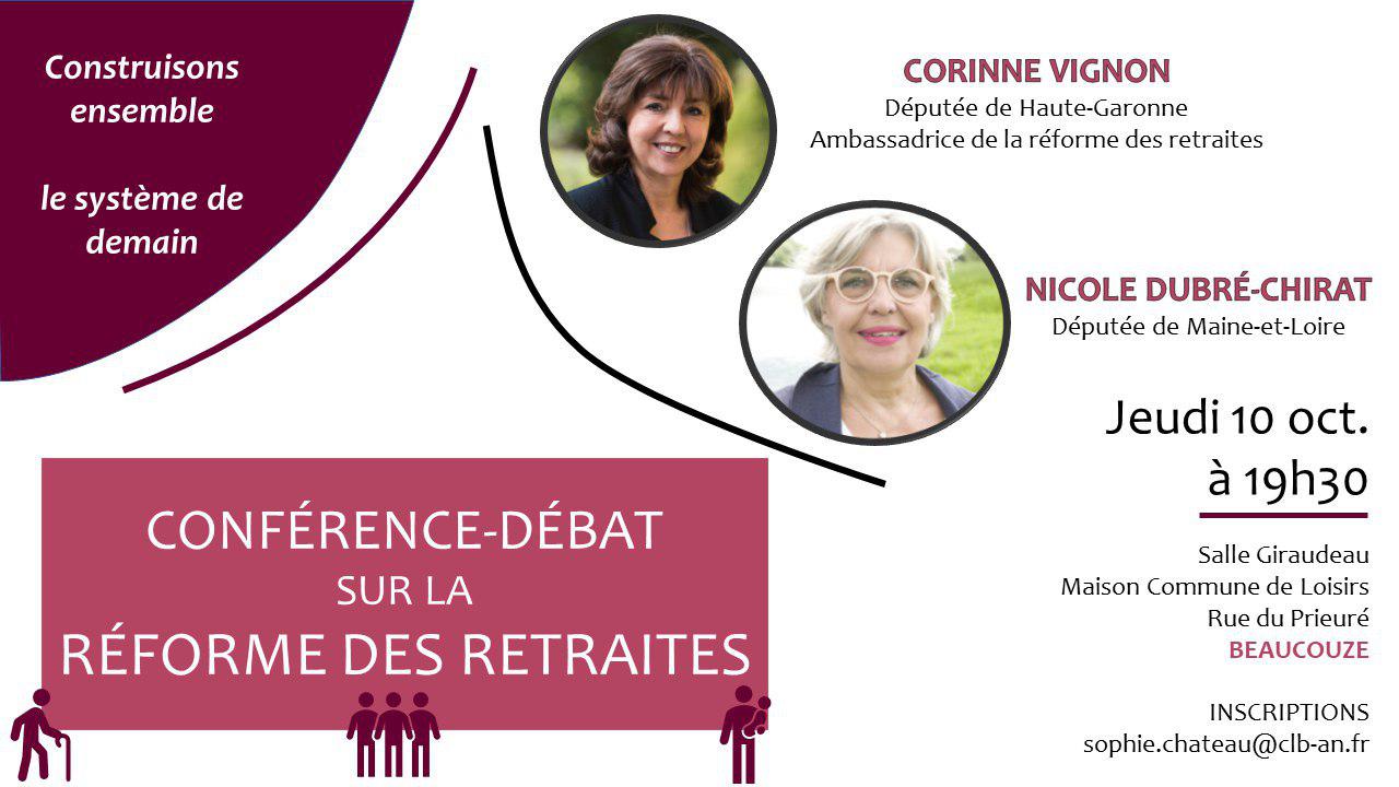 Invitation Conférence Débat Retraites 10oct19